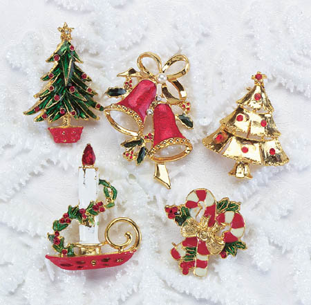 Christmas Pins - Click on image to see a bigger picture.