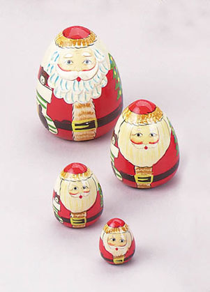 Four Santas - Click on image to see a bigger picture.