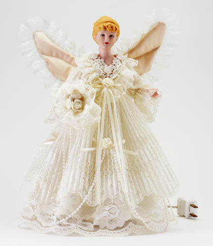 Glowing Porcelain Angel - Click on image to see a bigger picture.