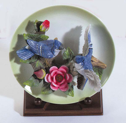 3-D Bluebirds - Click on image to see a bigger picture.