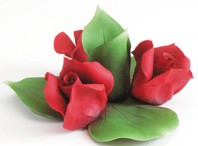 Trio Of Red Roses - Click on image to see a bigger picture.