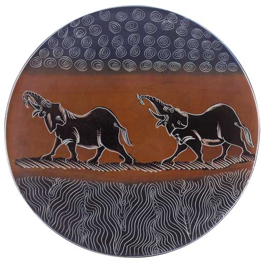 Trumpeting Elephants - Click on image to see a bigger picture.