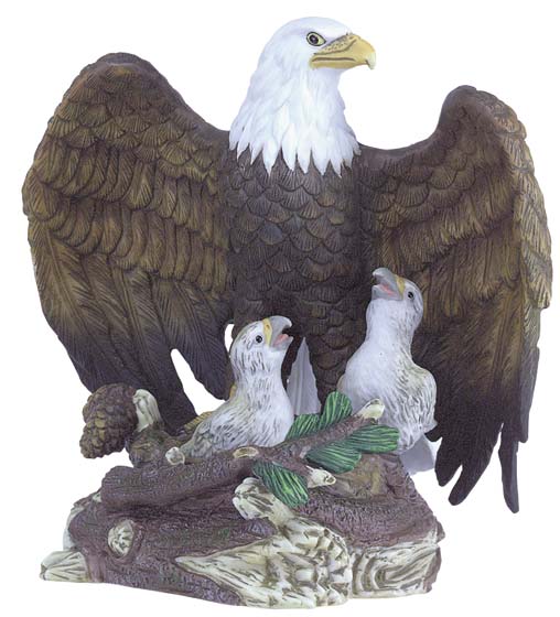 Eagle and chicks - Click on image to see a bigger picture.