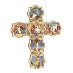 Hand-Painted Crucifix - Click on image to see a bigger picture.
