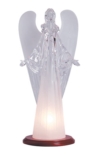 Acrylic Angel Night Light - Click on image to see a bigger picture.
