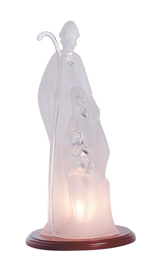 Acrylic Nativity Light - Click on image to see a bigger picture.