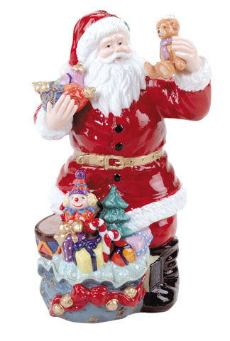 Hand-Painted Santa - Click on image to see a bigger picture.