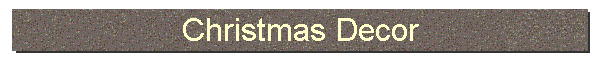 Christmas Decor